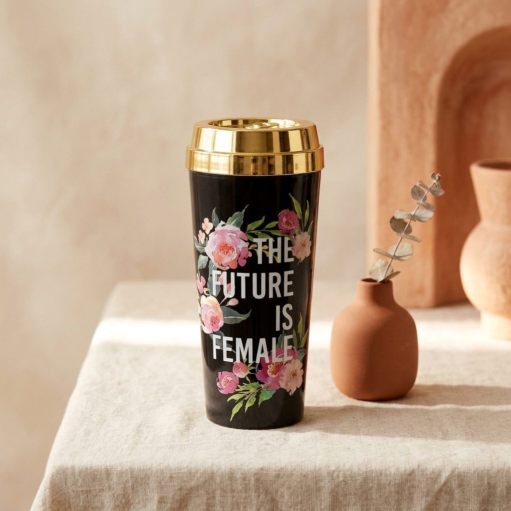 The Future Is Female Travel Mug